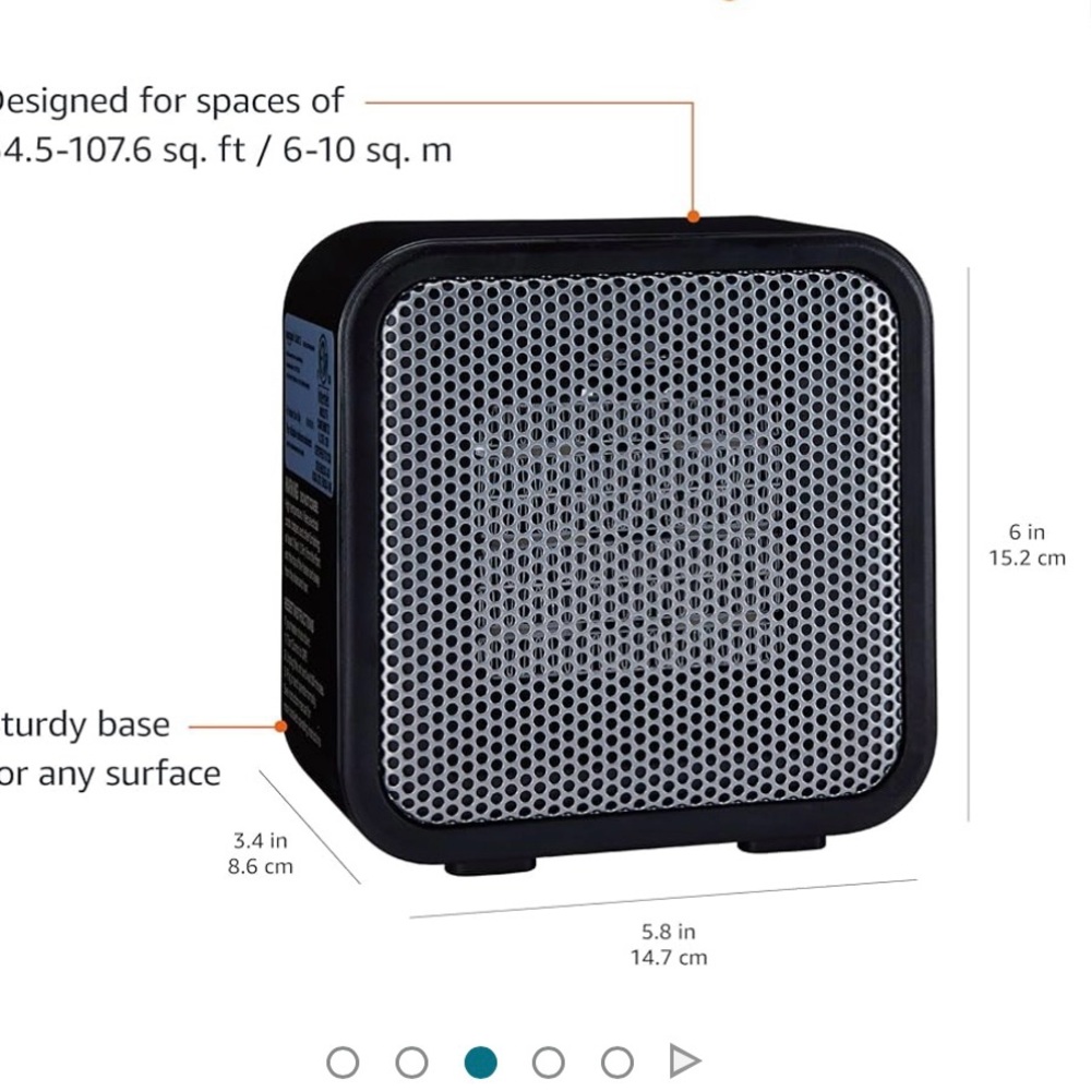 Small heater powerful